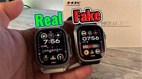 fake ultra watch vs real